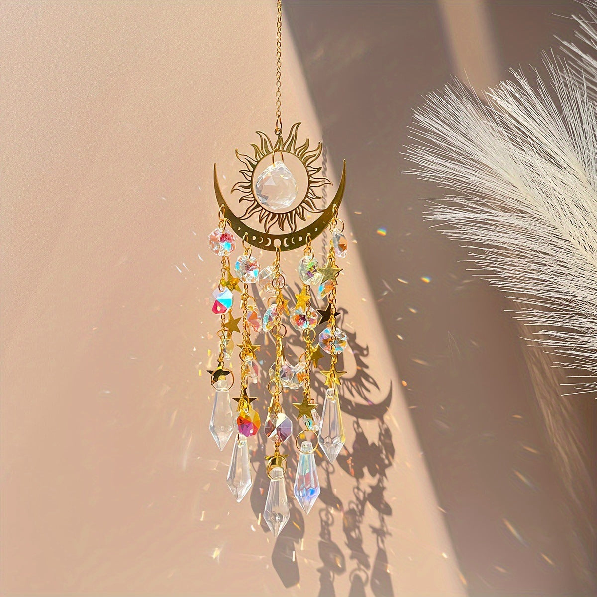 ✨ Crystal Sun Catcher, lndoor Outdoor Decor for Window Bedroom Courtyard Garden☪️