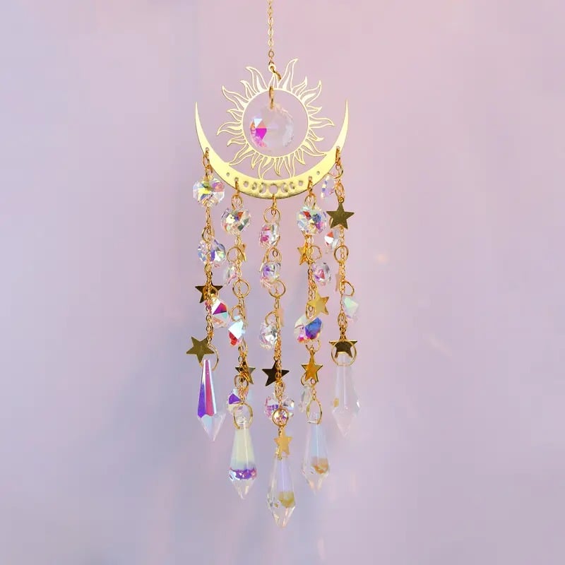 ✨ Crystal Sun Catcher, lndoor Outdoor Decor for Window Bedroom Courtyard Garden☪️