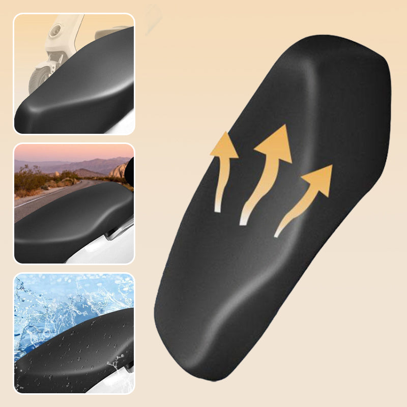 š„Buy 1 Get 1š„šµš§ Waterproof Artificial Leather Seat Cover for Electric Moped - Stylish Protection Buy More Get More Ride with Confidence