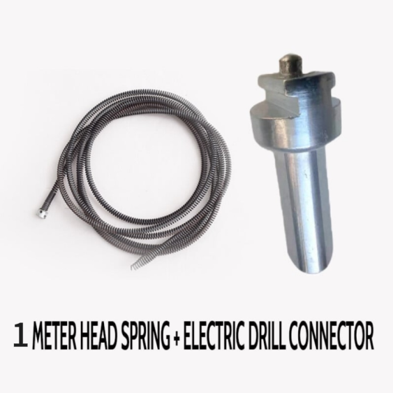 🔥HOT SALE🔥Electric Drain Dredging Spring - Professional Auger Cable for Unclogging Sinks, Bathtubs & Sewer Pipes