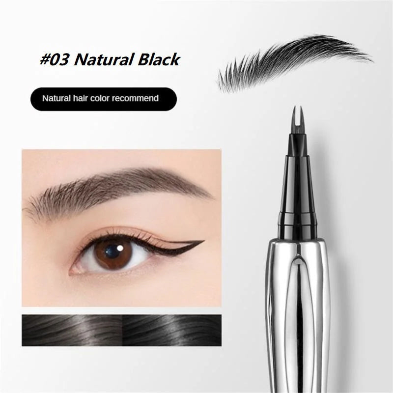 Micro-Fork Tip Long-lasting Waterproof Brows Pencil