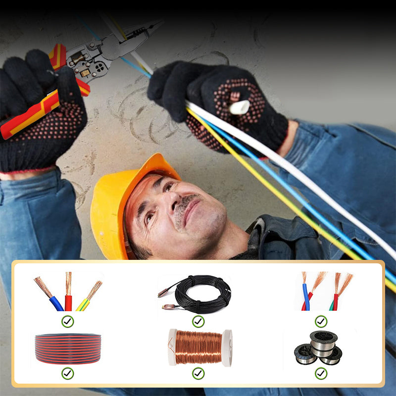 🔥2025 HOT SALE 50% OFF🔥 New🔥8-In-1 Wire Stripper with Voltage Tester🚀