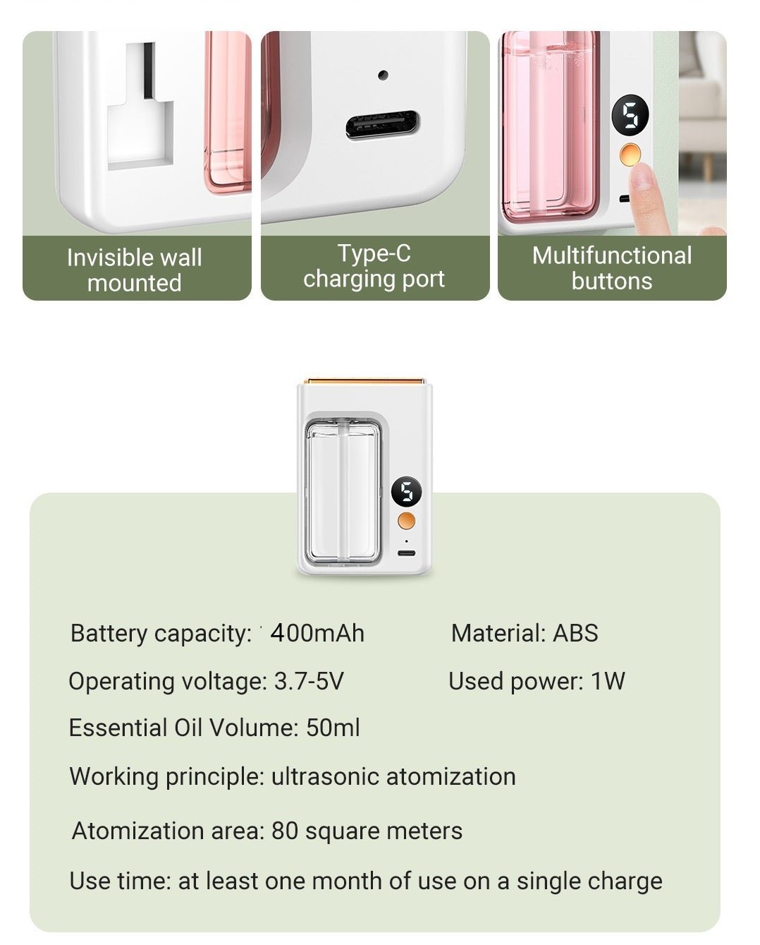 š„Automatic Aromatherapy Diffuser