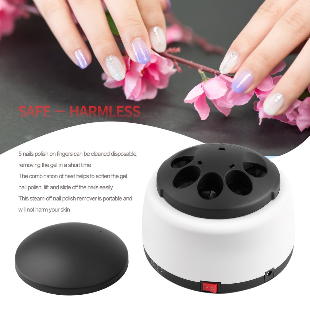 🔥Time-Limited Special💥Steam Gel Nail Remover Machine – Gentle Steam Nail Polish Remover, Digital Timer Nail Steamer for Gel Polish Removal