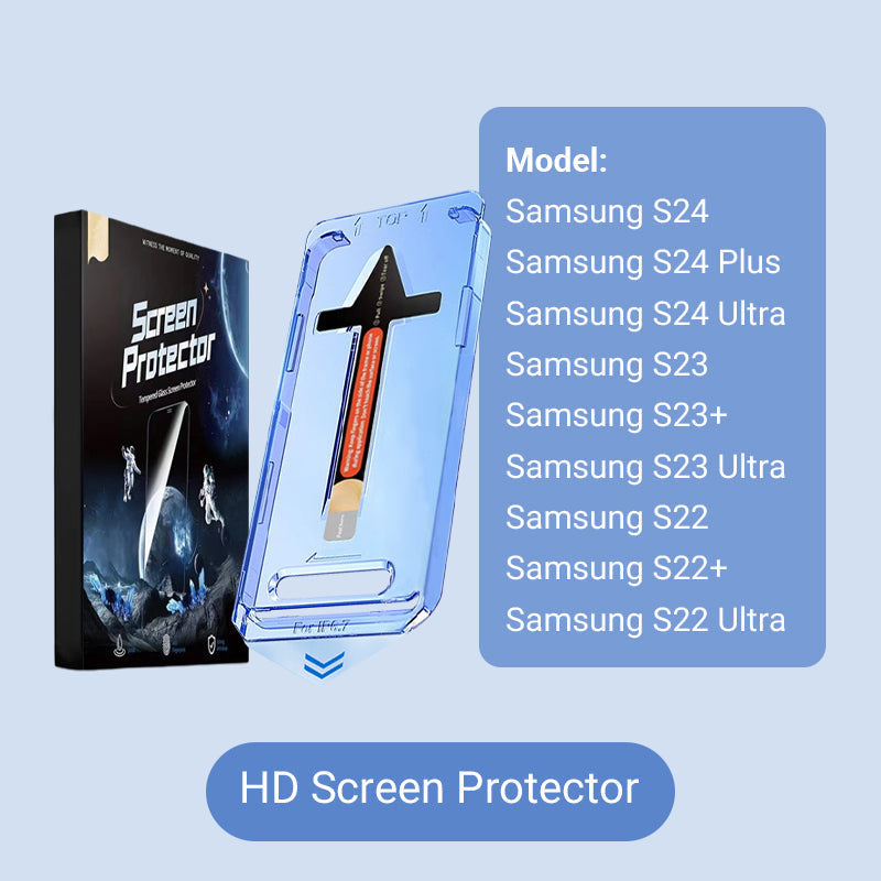 🎁4K HD/Anti-Peeping Tempered Glass Screen Protector with Auto Dust-elimination Installation for Samsung
