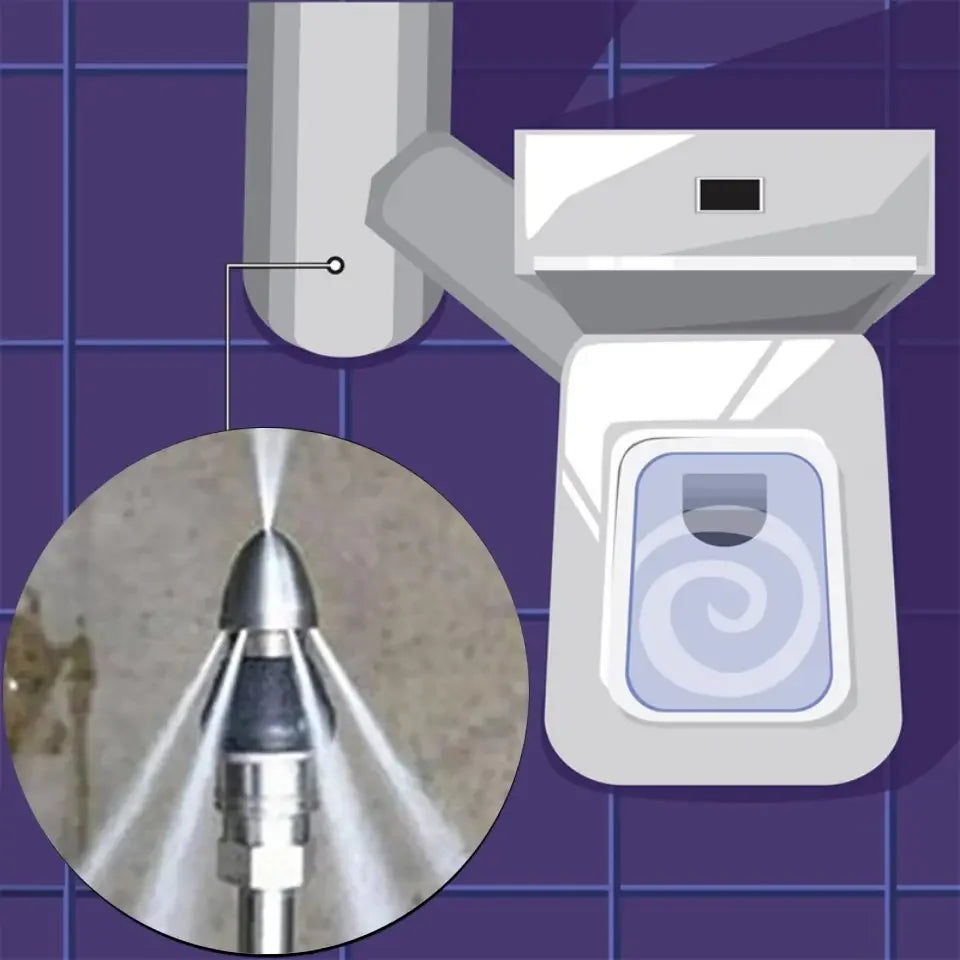 Drain cleaning tool High pressure nozzle