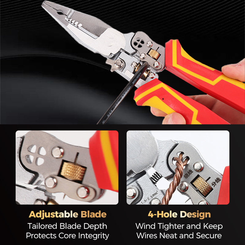 🔥2025 HOT SALE 50% OFF🔥 New🔥8-In-1 Wire Stripper with Voltage Tester🚀