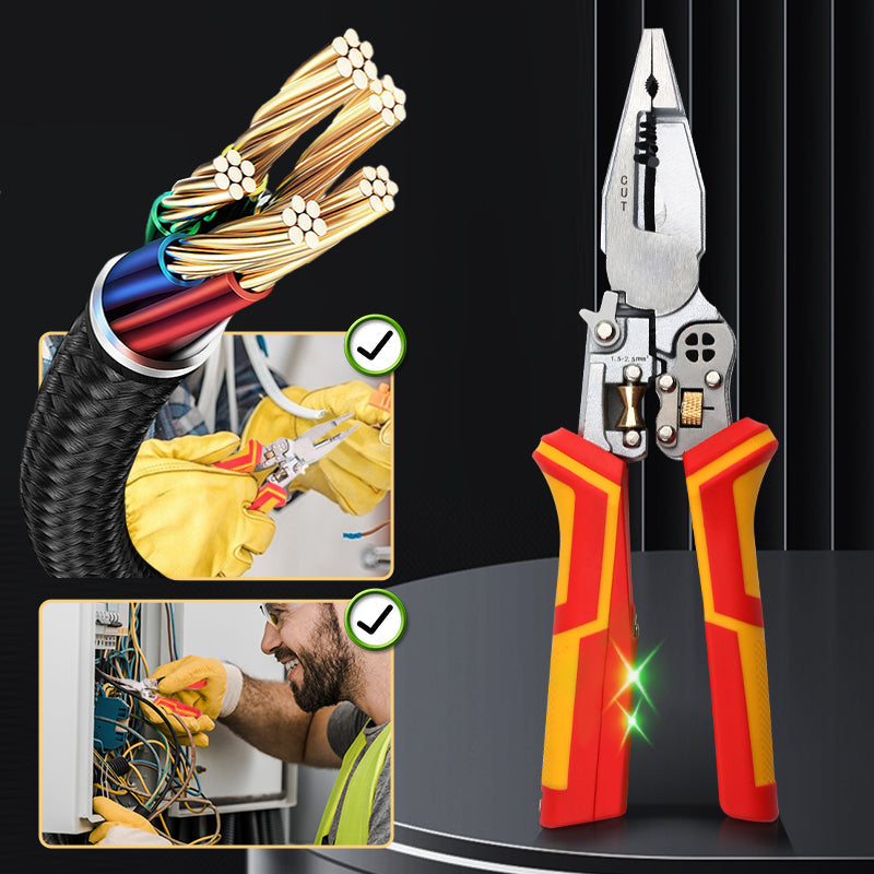 🔥2025 HOT SALE 50% OFF🔥 New🔥8-In-1 Wire Stripper with Voltage Tester🚀