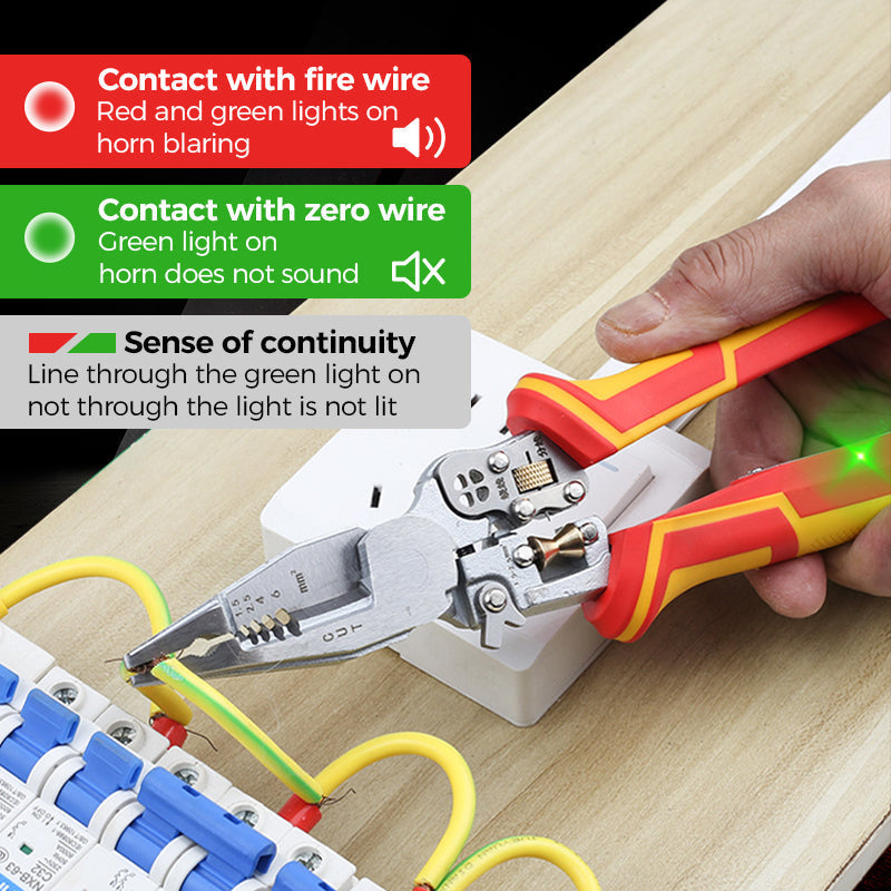 🔥2025 HOT SALE 50% OFF🔥 New🔥8-In-1 Wire Stripper with Voltage Tester🚀