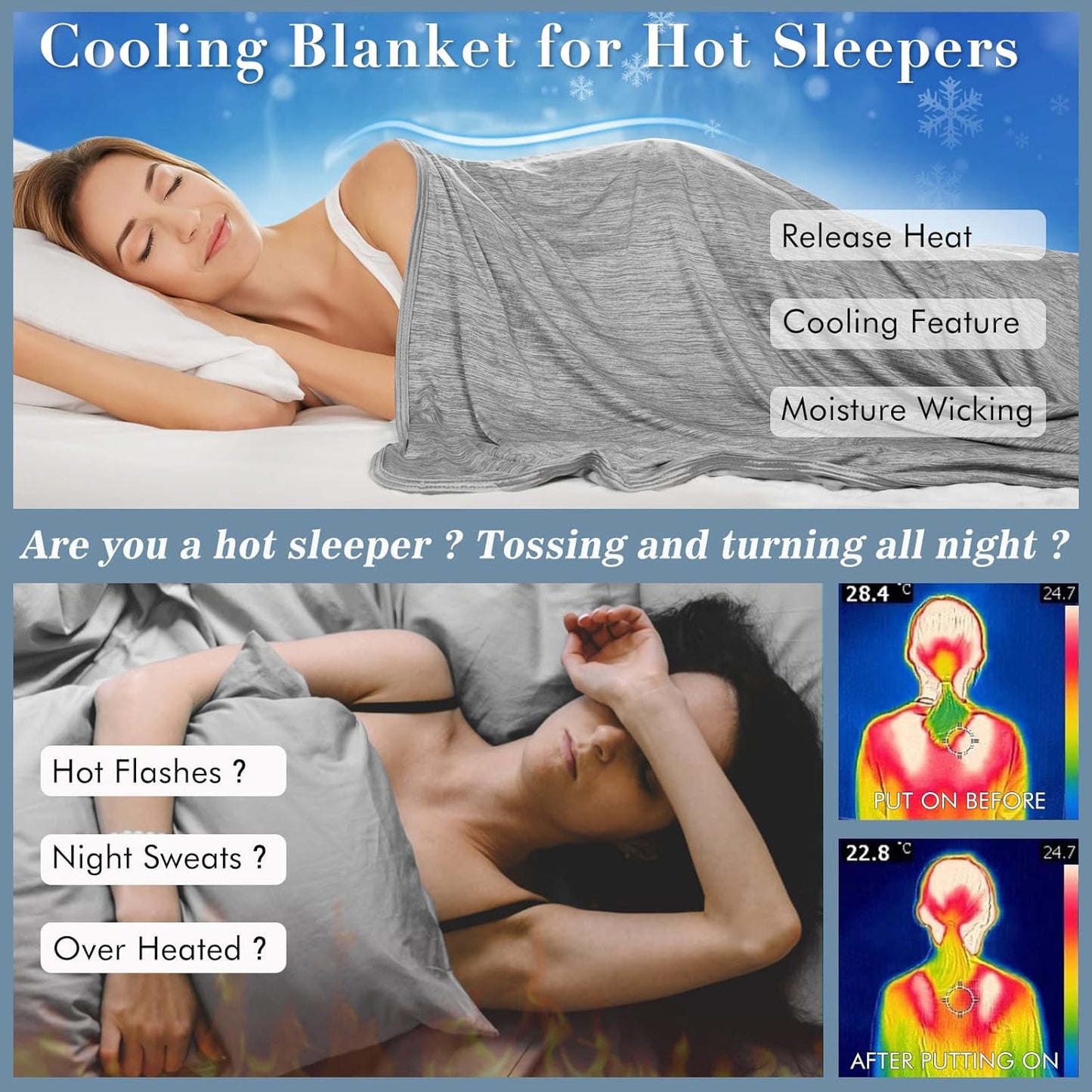 🥇Summer Hot Sale 50% OFF🧊💧Summer Ultimate Cooling Blanket