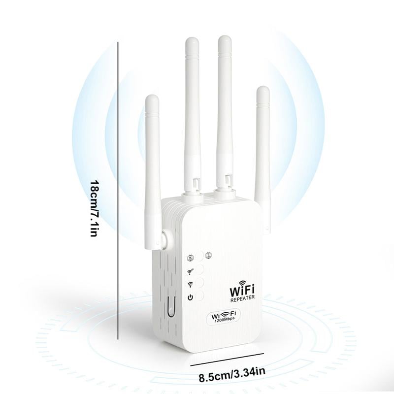 ๐ฅณ2026 HOT SALE๐ฅณ๐50K+ SOLD!๐๐ถ Dead Zones? Gone for Good! 1200Mbps WiFi Extender โ Covers 10,000 sq.ft & 50 Devices. ๐กโจ