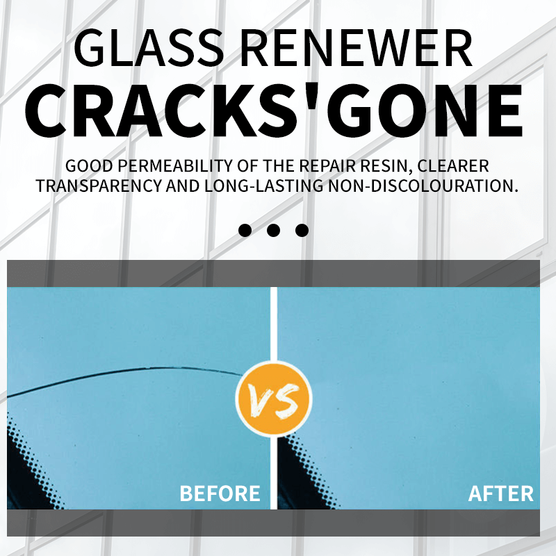 🏆 50K+ SOLD! – Almost Gone-⚡🔥Cracks'Gone Glass Repair Kit (New Formula)