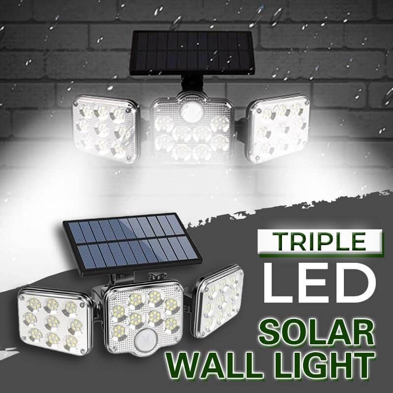 š„Limited Time 50% Off š„Triple LED Solar Wall Light