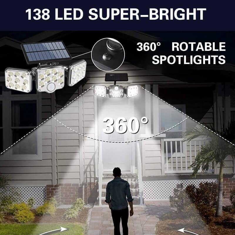 š„Limited Time 50% Off š„Triple LED Solar Wall Light