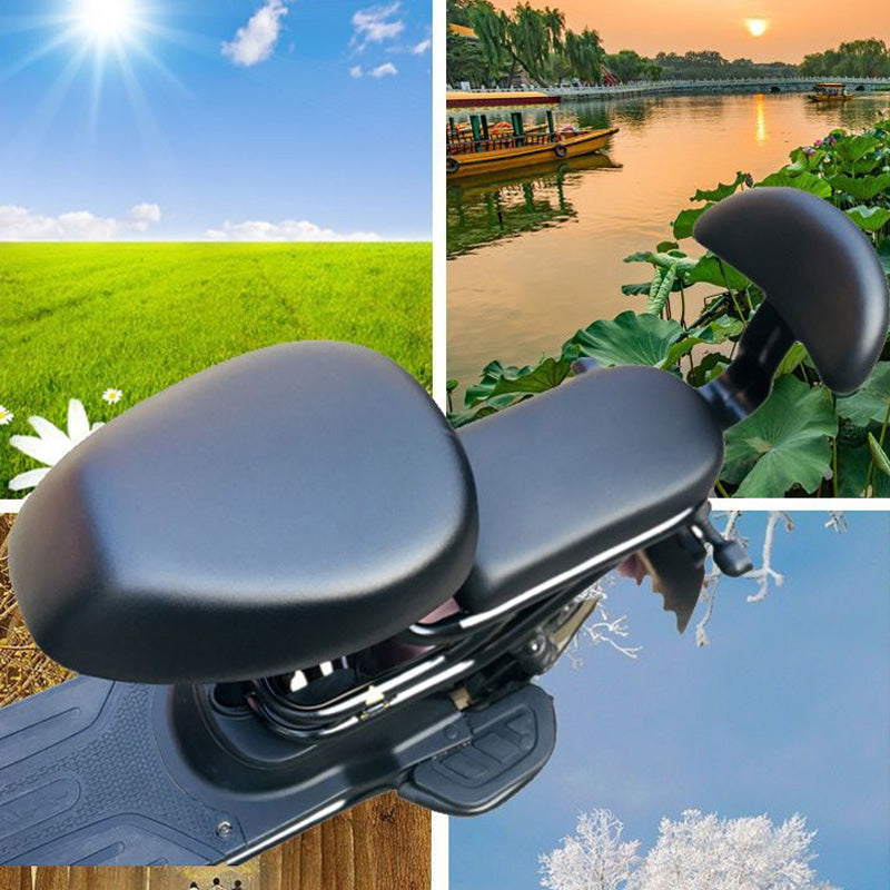 š„Buy 1 Get 1š„šµš§ Waterproof Artificial Leather Seat Cover for Electric Moped - Stylish Protection Buy More Get More Ride with Confidence