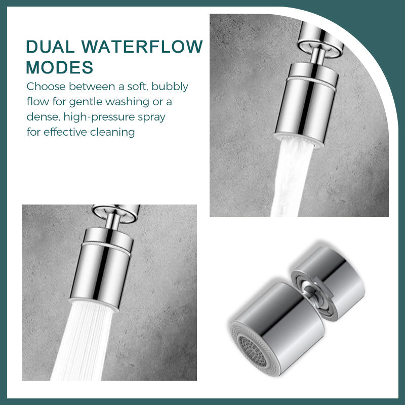 🚿✨360° Swivel Dual Function Kitchen Faucet Bubbler! Saves Water 50%+