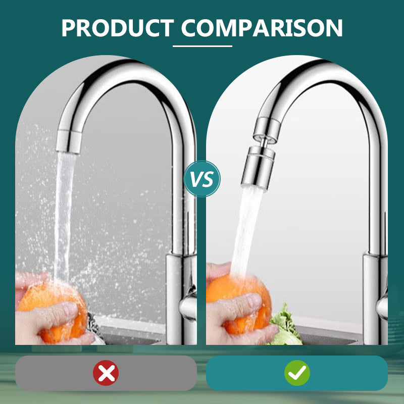 🚿✨360° Swivel Dual Function Kitchen Faucet Bubbler! Saves Water 50%+