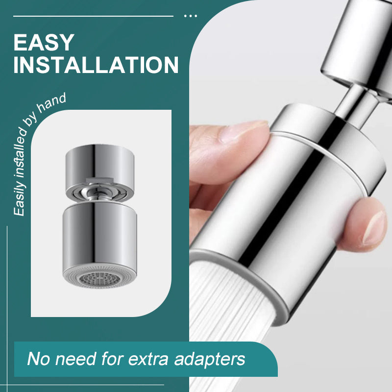 🚿✨360° Swivel Dual Function Kitchen Faucet Bubbler! Saves Water 50%+