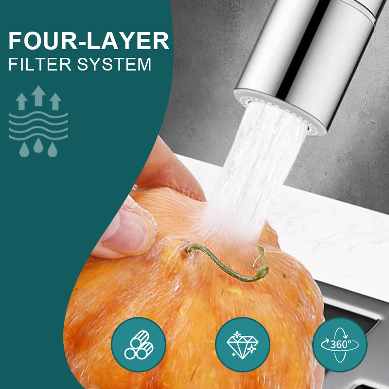 🚿✨360° Swivel Dual Function Kitchen Faucet Bubbler! Saves Water 50%+