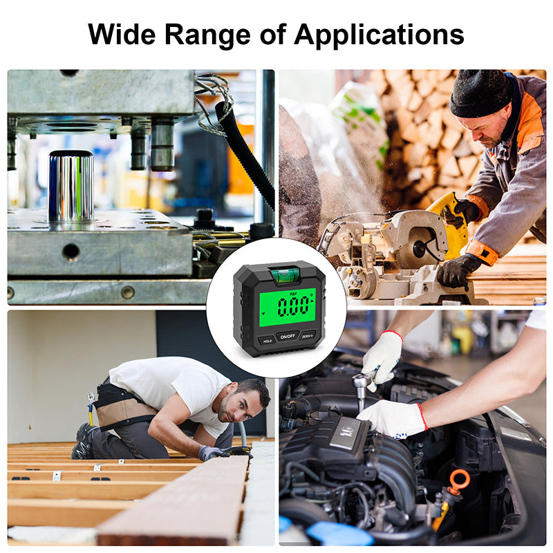 3-In-1 Digital Inclinometer Angle Finder Gauge