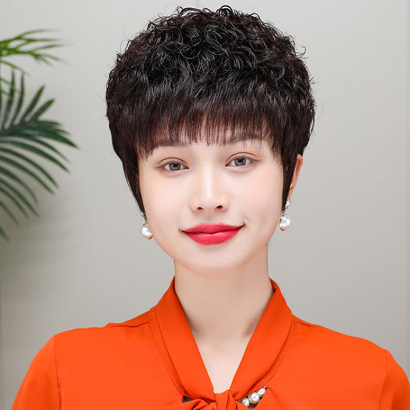 🔥The secret to staying young🔥Elegant Breathable Fluffy Wig Head Covers