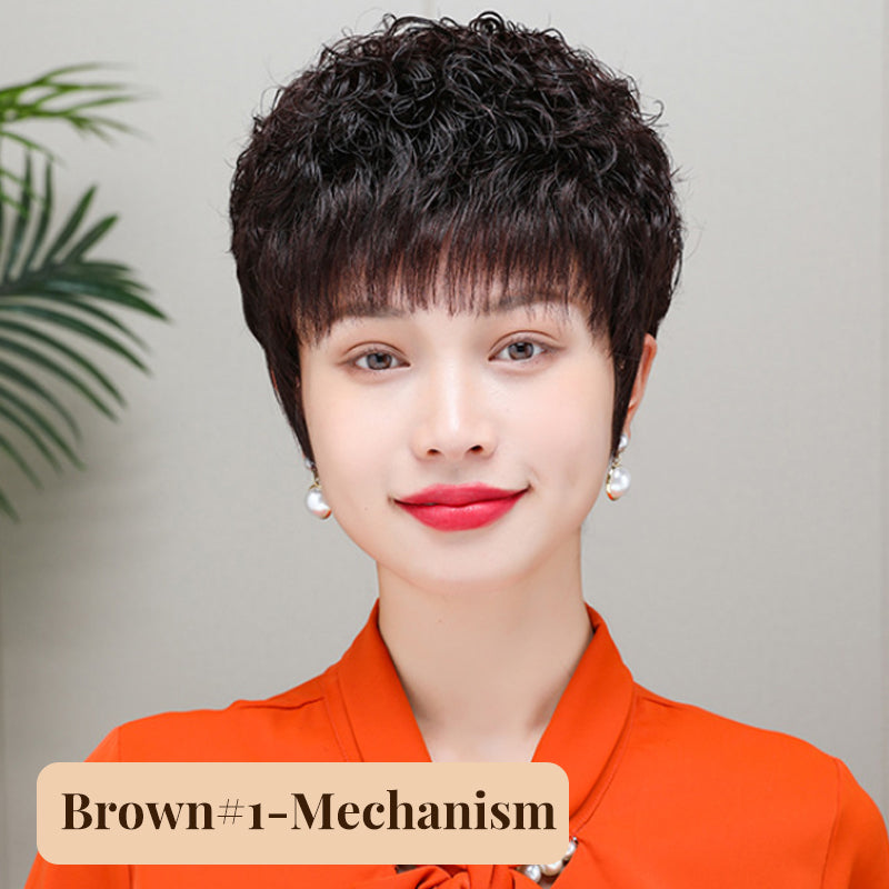 🔥The secret to staying young🔥Elegant Breathable Fluffy Wig Head Covers