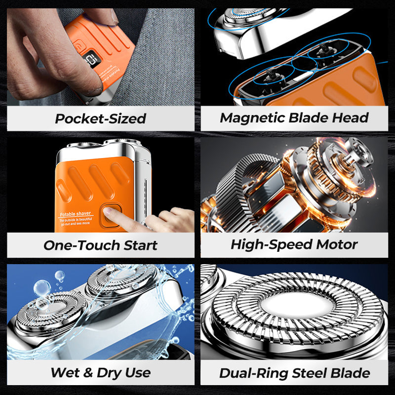 ⚡50% OFF⚡Electric Pocket Shaver for Men - Powerful and Efficient, Essential for Personal Grooming!