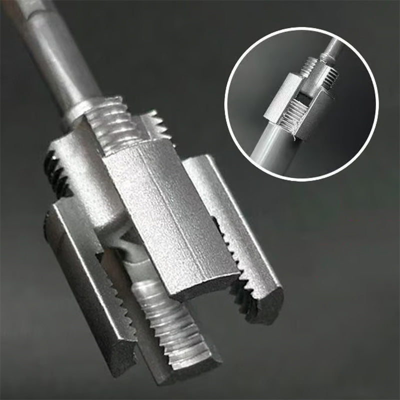 🔧✨Double-action internal and external thread cutting tool! 3-minute threading!