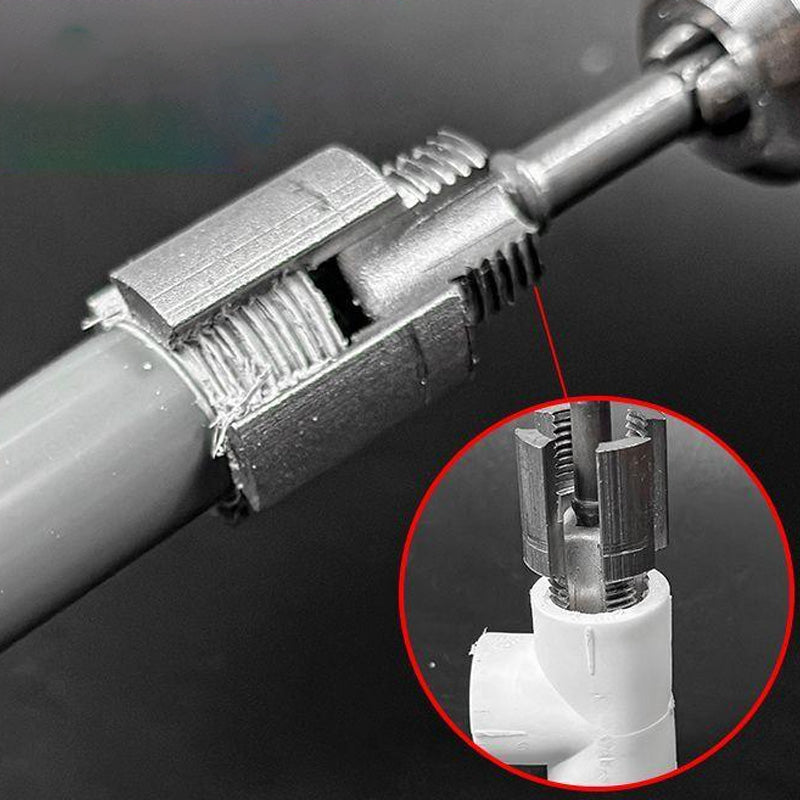 🔧✨Double-action internal and external thread cutting tool! 3-minute threading!