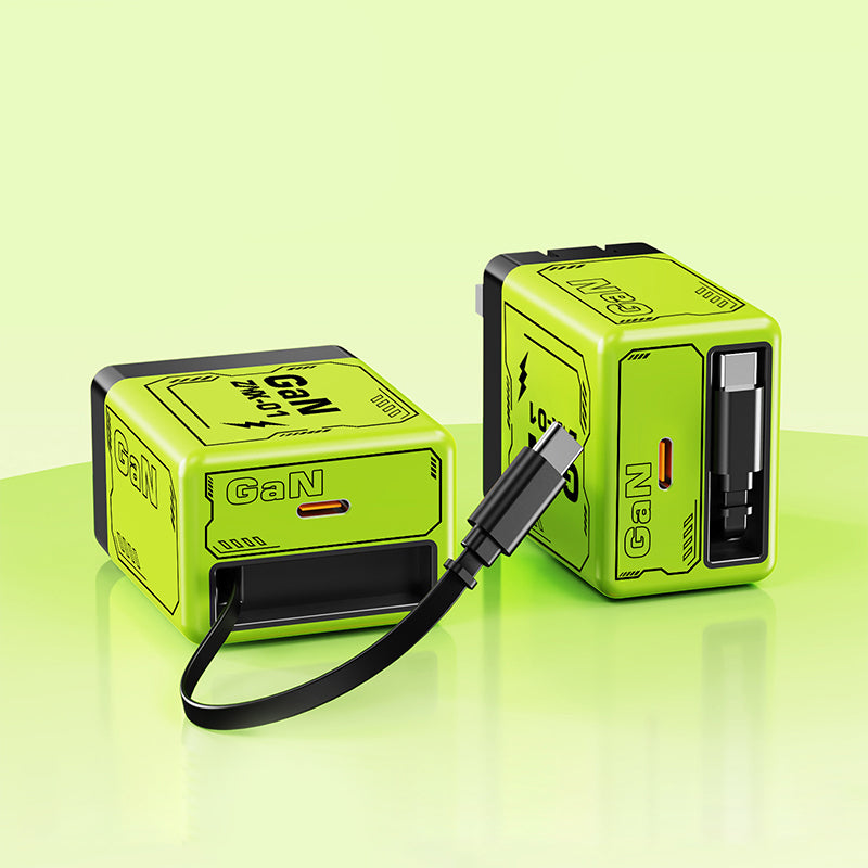 ⏳Time-limited Special⏰Quick charger adapter with retractable type C cable & connector
