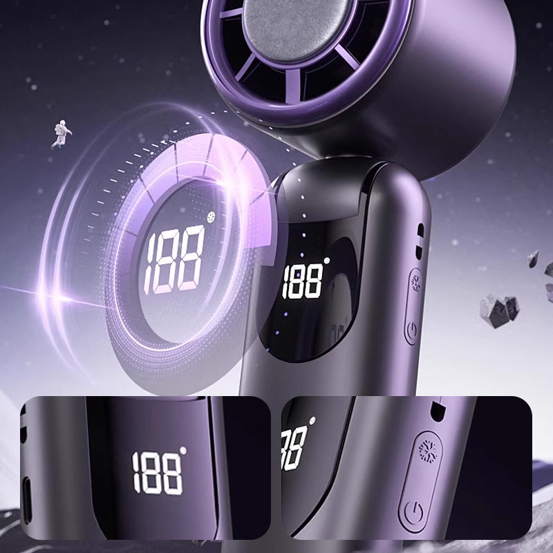 🌞🔥 Hot enough to melt? ❄️✨ Portable Rechargeable Semiconductor Cooling Fan
