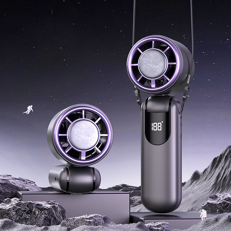 🌞🔥 Hot enough to melt? ❄️✨ Portable Rechargeable Semiconductor Cooling Fan
