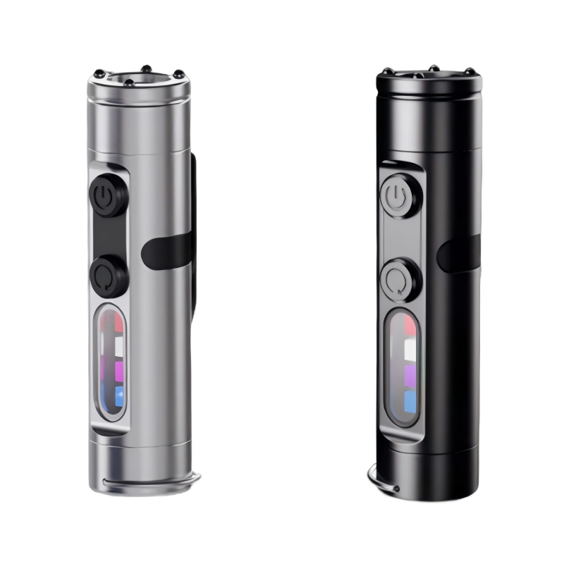 🔋✨ Rechargeable Magnetic Mini Keychain Flashlight! Palm-sized ×500 lumens of strong light ✨