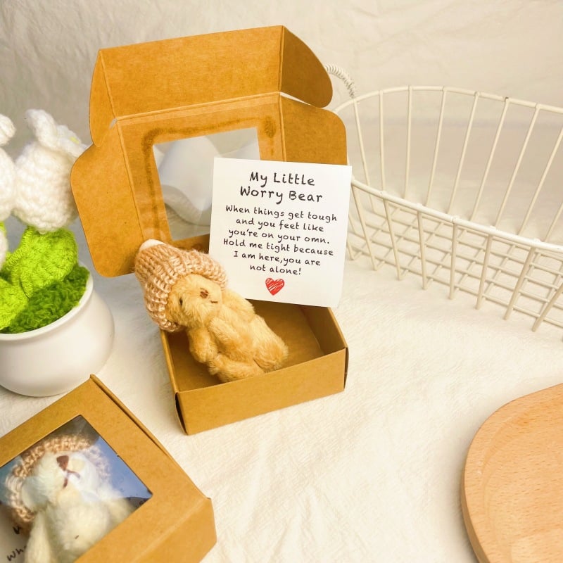 50% OFF💖Healing Doll Gift🎁Handmade Mini Plush Teddy Bear in Box