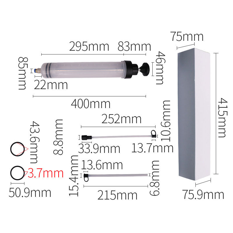 🔧✨ syringe type manual oil pumping and filling kit! Precise volume control × Dual-function, so mechanical maintenance is as precise as a shot ✨✨✨