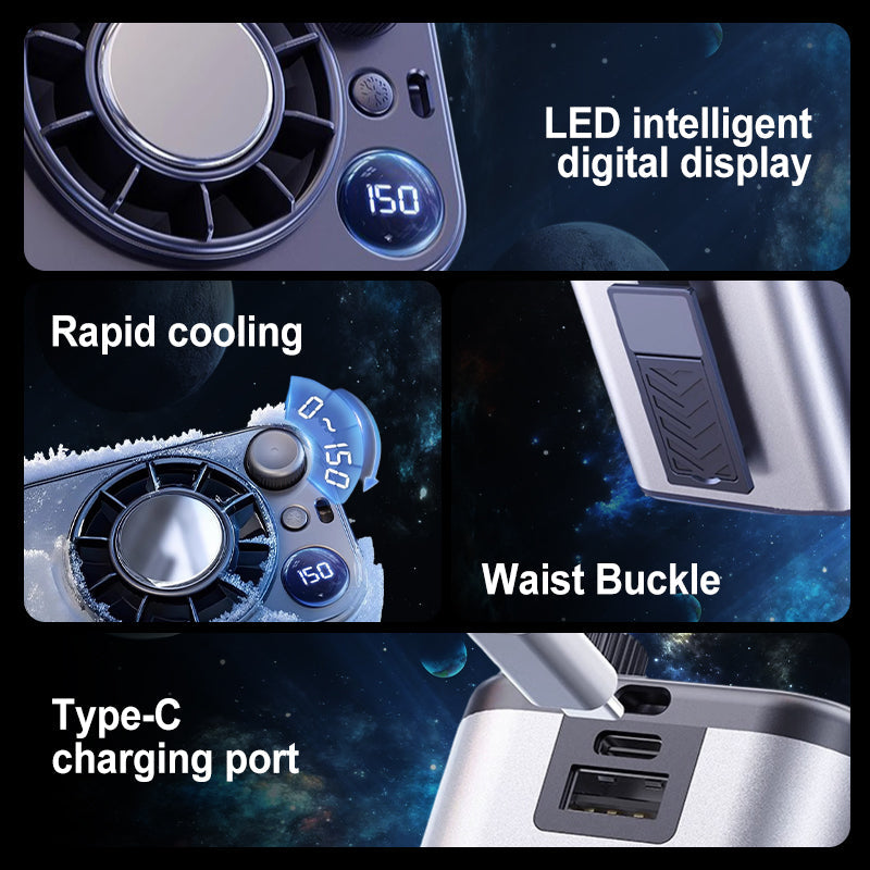 Portable Adjustable Cooling Waist Fan