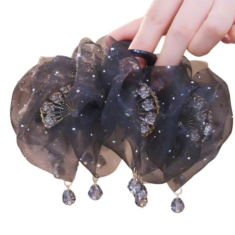 Fan Tassel Hair Claw Clip