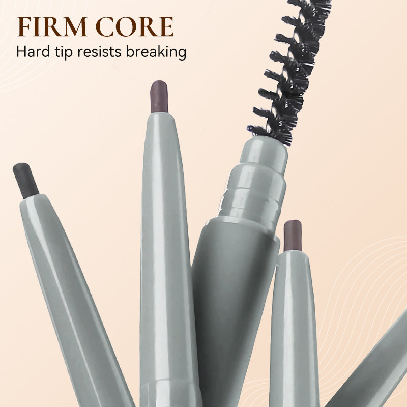 Dual-Ended Eyebrow Pencil with Brush for Women