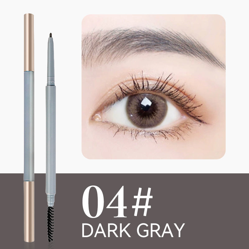 Dual-Ended Eyebrow Pencil with Brush for Women