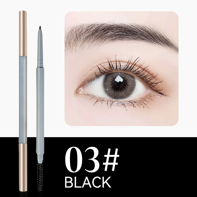 Dual-Ended Eyebrow Pencil with Brush for Women