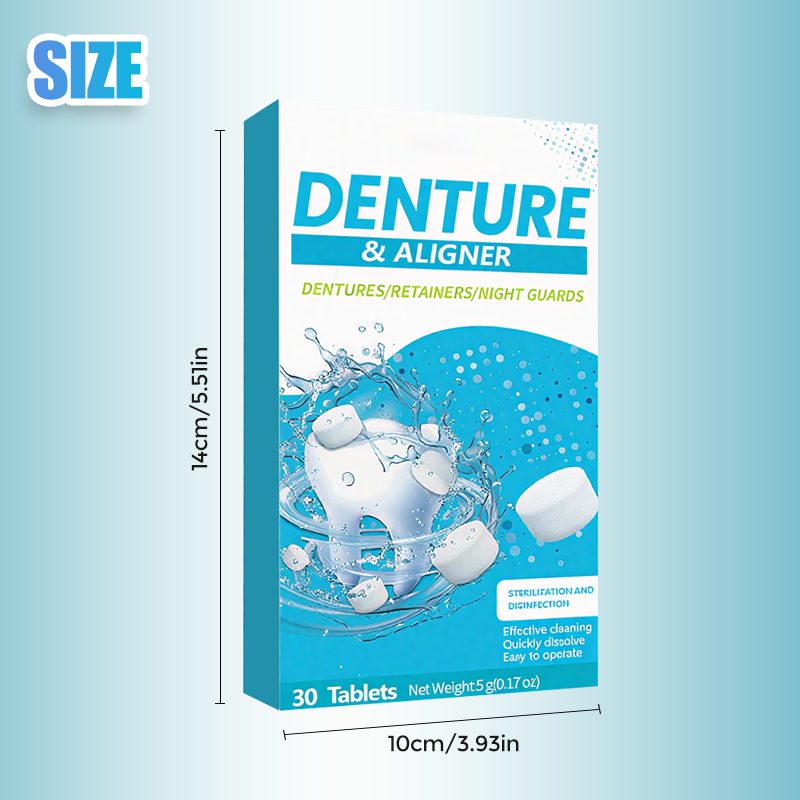 🦷Retainers & Dentures Effervescent Cleaning Tablets