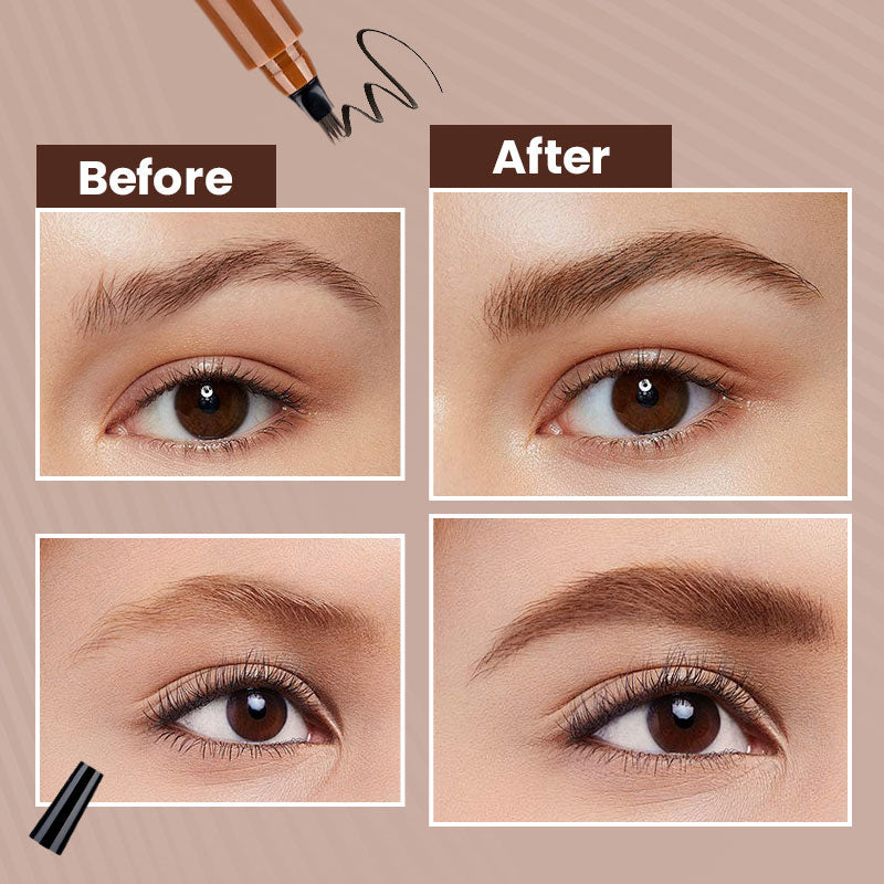 🎁Buy 2 Get 2 Free🔥Waterproof Four-tip Beard and Eyebrow Pen✨