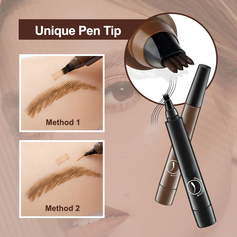 🎁Buy 2 Get 2 Free🔥Waterproof Four-tip Beard and Eyebrow Pen✨