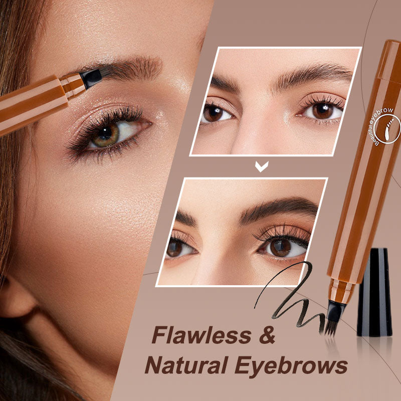 🎁Buy 2 Get 2 Free🔥Waterproof Four-tip Beard and Eyebrow Pen✨
