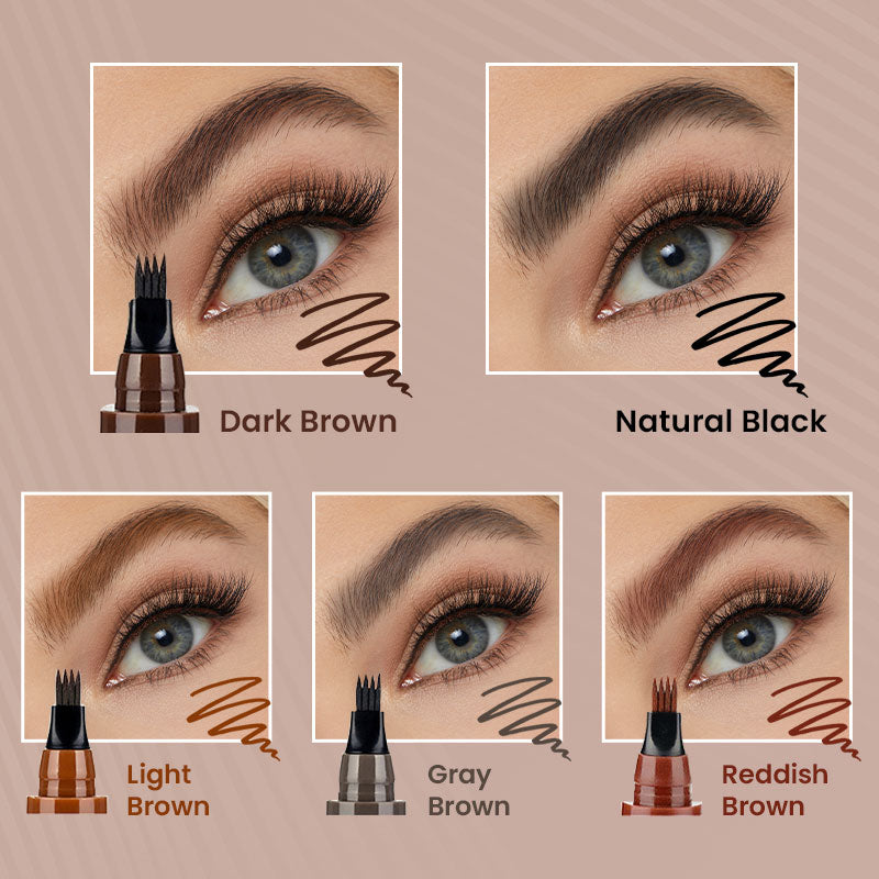 🎁Buy 2 Get 2 Free🔥Waterproof Four-tip Beard and Eyebrow Pen✨