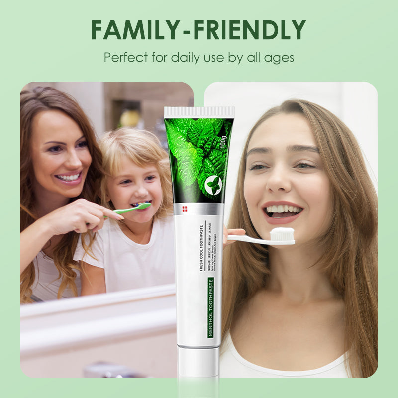 🥼Bad Breath Killer - 🪥Menthol Fresh Cooling Toothpaste