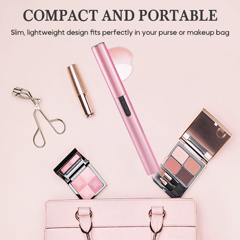 🔥Say Goodbye to Flat Lashes! Portable Electric Heated Eyelash Curler – 30-Second Quick Heat for All-Day Curl✨