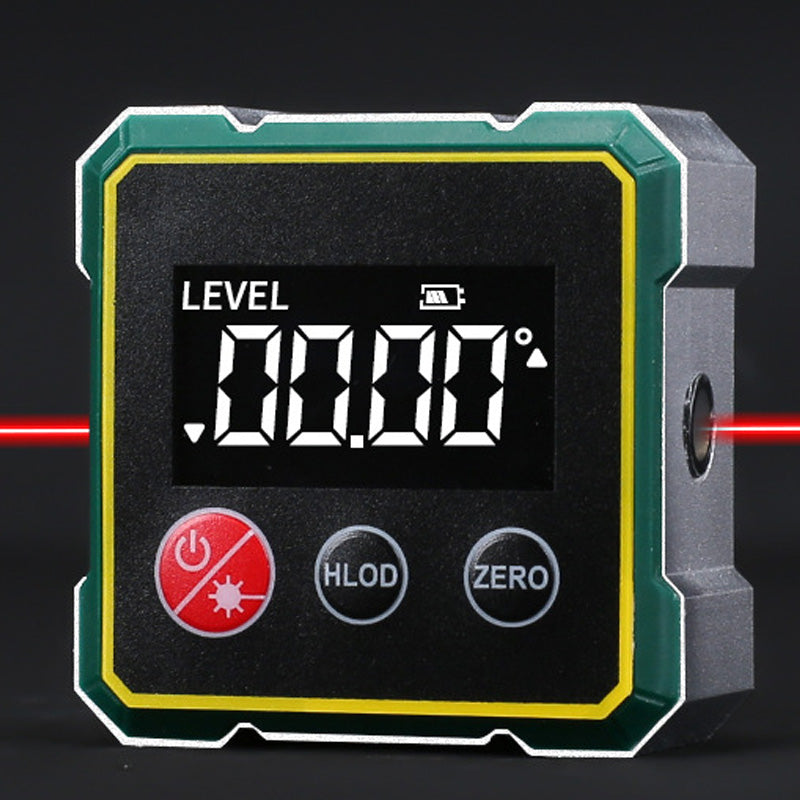 ✨ Four-sided Magnetic Digital Angle Measuring Tool — High-Precision Laser Level! ✨