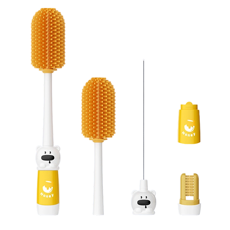 ✨4-in-1 Silicone Bottle Cleaning Brush with Long Handle