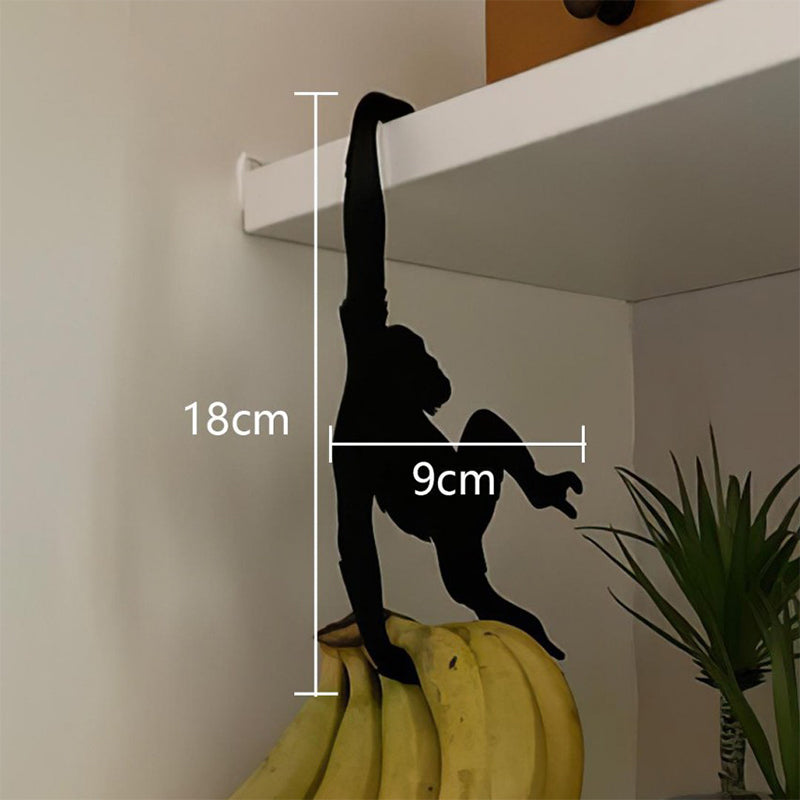 🍌😄 LIMITED TIME 50% OFF! 🪩Monkey Shaped Banana Hook – Hang Fruit, Keys & Bags with Playful Storage Personality